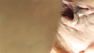 Extreme Close Ups of Cock Rubbing Pussy, Penetration, Fucking, Creampie and Big Juicy Ass Shaking - BBW SSBBW Dripping Pussy - 14 image