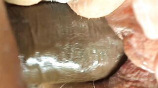 Extreme Close Ups of Cock Rubbing Pussy, Penetration, Fucking, Creampie and Big Juicy Ass Shaking - BBW SSBBW Dripping Pussy - 15 image