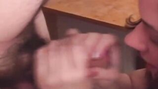 BBW Giving The Boss a Handjob - 11 image