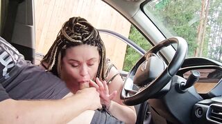 My Busty Neighbor Anna Katz Jerked Off to me in the Car - 15 image