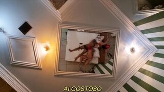 Amazing Bi Curious Cuckold, Helping His Wife to Give Pleasure to Lover, Massive Cum Load