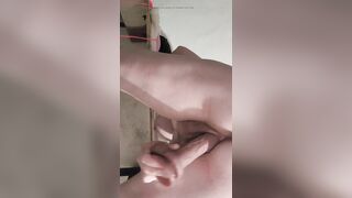 Steph Ann masturbates in the scary basement