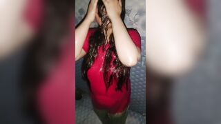 Big tits sexydesisara naked shower showing big boobs hot body