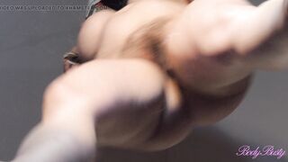 Hot striptease and curvy lign of my chubby big tits wife