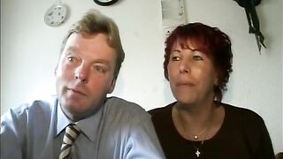 Incredible German BBW rents her hot pussy in a threesome fuck with her husband and a colleague - 1 image