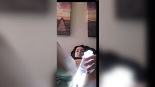 Stretching with a Thick Lightsaber