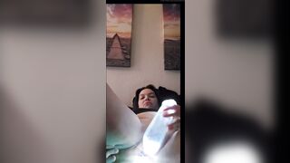 Stretching with a Thick Lightsaber