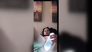 Stretching with a Thick Lightsaber