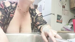 Kitchen Fuck Slut Wife - 13 image