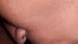 Good Night made best night with a shot of white warm thick cum meal