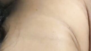 Good Night made best night with a shot of white warm thick cum meal