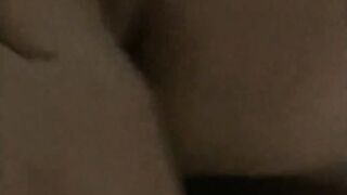 Good Night made best night with a shot of white warm thick cum meal