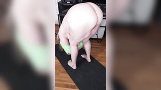 Morning Naked Yoga with Hot Mature!