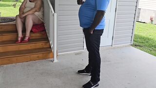 The neighbour gave me a load of warm welcome to the community