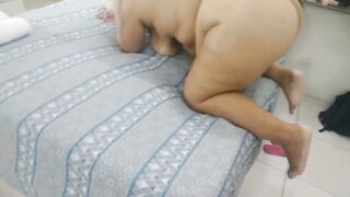 Chubby BBW Has A Gigantic Ass And Voluminous Pussy