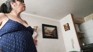 stepson asks stepmom to see her pussy and tits to give himself a handjob - 11 image