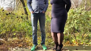 Have you seen your mother-in-law peeing outdoors?