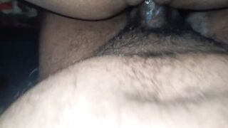 My hubby removed my dress and rubbing my pussy when i was in bed i was shocked