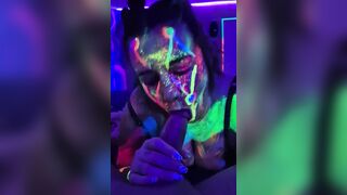 Sucking stepbro's dick