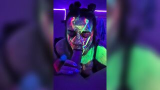 Sucking stepbro's dick