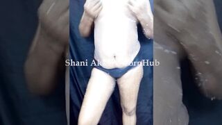 Sri Lankan Milk Bath with Boob Squeezing Shani