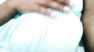 Mature Big Boob MILF Showing Her Naked Sexy Body to Her Lover in the Bathroom and Dirty Talk