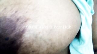 Mature Big Boob MILF Showing Her Naked Sexy Body to Her Lover in the Bathroom and Dirty Talk