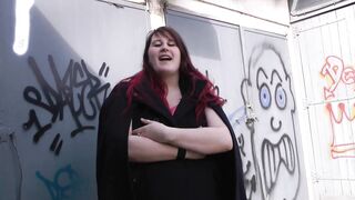 Domi is a really insatiable SSBBW newbie who is going to have a painful time!