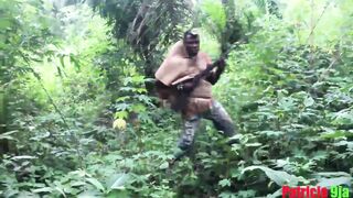 PATRICIA THE BBW 9JA FUCKED BY THE BUSH HUNTER AT HER HUT(SOFTKIND FUCKSY) - 1 image