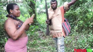 PATRICIA THE BBW 9JA FUCKED BY THE BUSH HUNTER AT HER HUT(SOFTKIND FUCKSY)