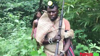 PATRICIA THE BBW 9JA FUCKED BY THE BUSH HUNTER AT HER HUT(SOFTKIND FUCKSY) - 14 image