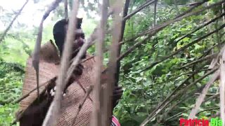 PATRICIA THE BBW 9JA FUCKED BY THE BUSH HUNTER AT HER HUT(SOFTKIND FUCKSY) - 4 image