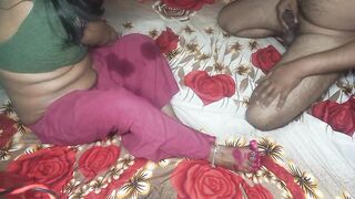 Indian Beautiful Bhabhi Having Romance with Her Husband. - 7 image