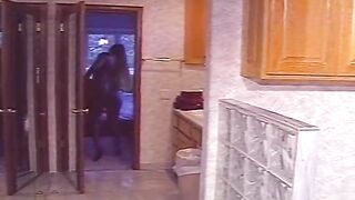 Three Black BBW Pleasing Two White Cocks