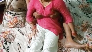 Indian Beautiful Bhabhi Having Fun with Her Husband. - 1 image