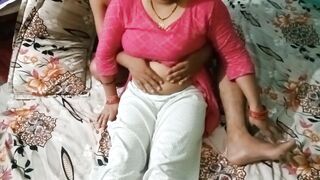 Indian Beautiful Bhabhi Having Fun with Her Husband. - 2 image