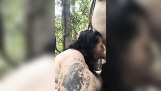 At the Big Camp Party, a Stranger Got Her Gaggy and Doggystyle Splapping