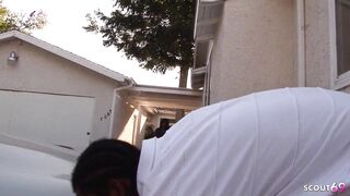 Black Curvy BBW Ebony Mature Wife seduce Boy with Black Monster Cock to Cheating Fuck when her husband is away