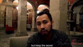 Helping neighbor get pregnant: English subtitles, big dick, and creampie action!