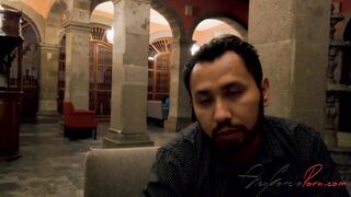 Helping neighbor get pregnant: English subtitles, big dick, and creampie action!