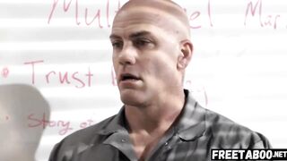 Janitor caught blonde BBW in action & creampied her wet pussy - Full Movie on FreeTaboo.Net