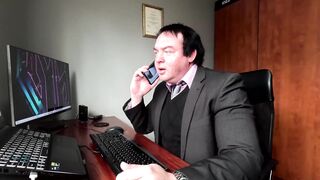 My husband's business deal is complete with a hot creampie surprise