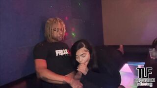 Watch Suzy, the BBW, get her ass pounded at Karaoke Bar in public!