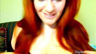 Watch Hayden Blue's massive ass get pounded and fingered on webcam