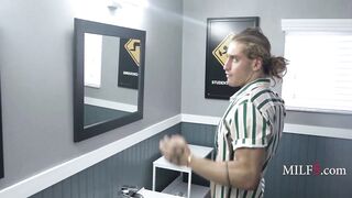 Watch curvy MILF Thicc Threesome with a BBW and her curvy friend and get two loads on her face instead of going to