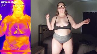 Get a sneak peek of this complete collection of try-on, naked twerking, and BBW babes teasing with their curves and tits - 10 image