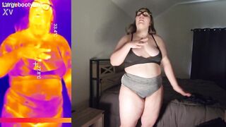 Get a sneak peek of this complete collection of try-on, naked twerking, and BBW babes teasing with their curves and tits - 4 image