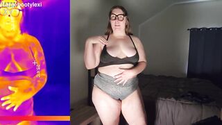 Get a sneak peek of this complete collection of try-on, naked twerking, and BBW babes teasing with their curves and tits