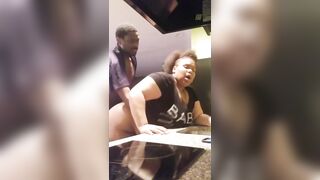 Hot MILF with perfect natural tits gets punished with a big black cock