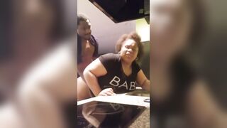 Hot MILF with perfect natural tits gets punished with a big black cock